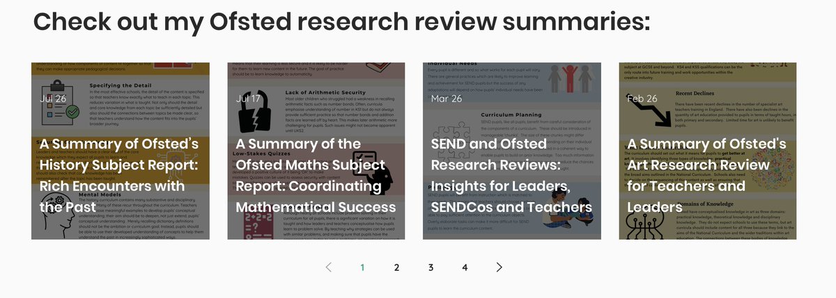 If you're thinking about subject development next year, or are doing any subject-specific CPD when we go back next week, I've made PDF summaries of all the Ofsted subject research reports + the DfE reading framework on my website. 

marcrhayes.com

Links in next tweet 👇