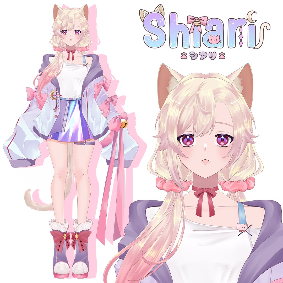 Shiari_4411's tweet photo. 🌙NEW MODEL &amp; REFERENCE🌙

Model update!!! This is the final version of this model which will also be the rigged one!
And a slightly updated ref sheet as well :3

~~~~~~~~~~ 
Tags: 
General - #ShiariVTuber
Clips - #ShiariClips
Art - #ShiArty
NSFW - #ShiYabai
~~~~~~~~~~ https://t.co/yaFCSUDRit
