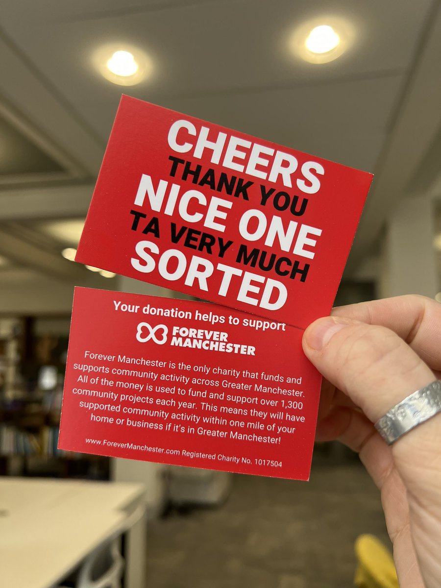 We’re delighted that <a href="/20StoriesMCR/">20 Stories Manchester</a> is supporting Forever Manchester during September with a discretionary donation on meals in the restaurant ❤️ Big thanks for their support!