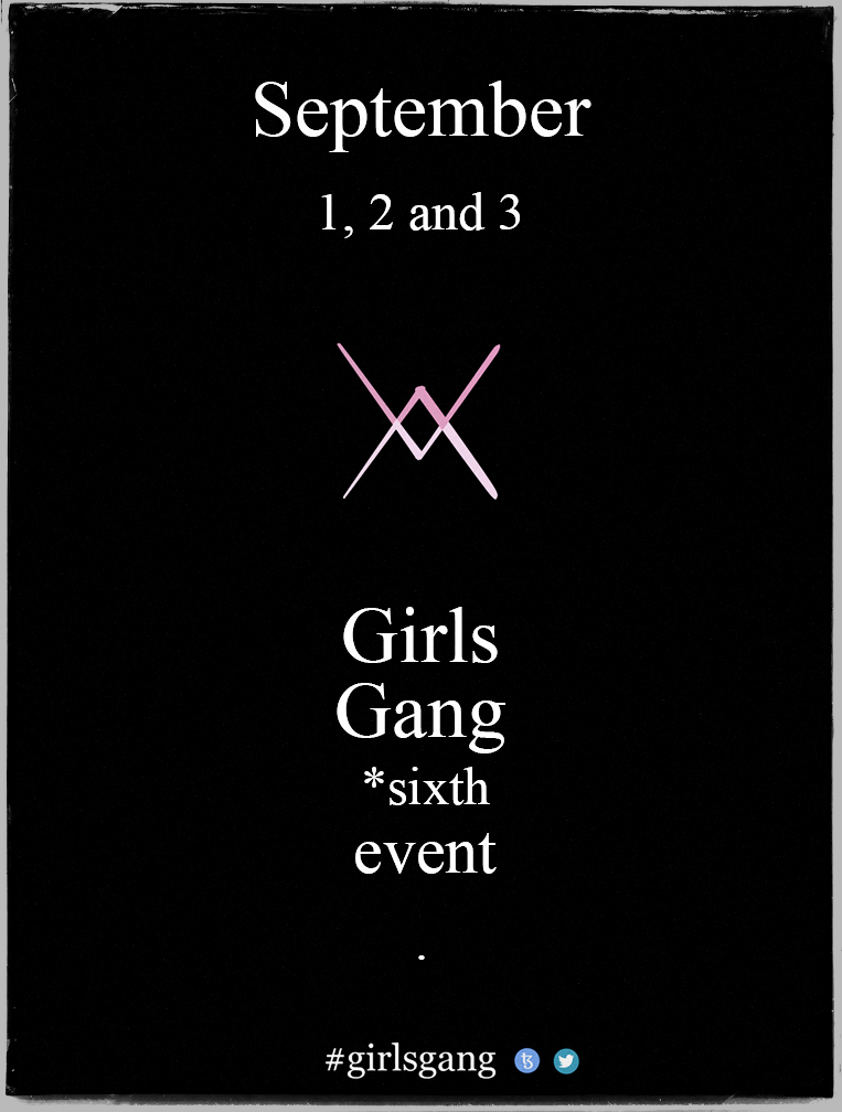 Looks like the #girlsgang event has already started!

🧙‍♀️
✨

Feel free to share your piece below, we will retweet them all!

Enjoy! ♥