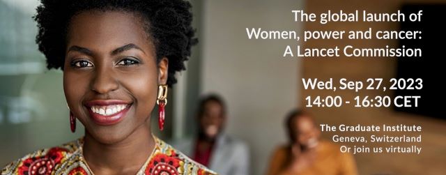 Substantial gender inequalities in society - at every level - greatly impact women’s experiences and outcomes as cancer patients and within the cancer workforce.

Register below for the global launch of Women, power and #cancer: A Lancet Commission.

bit.ly/GlobalWPCLance…