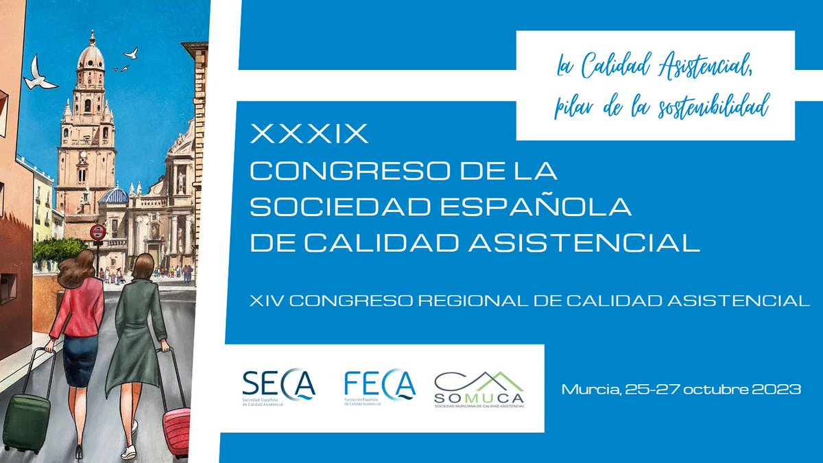 CalidadAsistenc's tweet photo. 📅 ¡Los días 25-27 de octubre tienes una cita en Murcia con la #CalidadAsistencial!
¿Todavía no has gestionado tu viaje y alojamiento para el Congreso #SECA23? No pierdas la oportunidad de beneficiarte de las mejores ofertas a través de @VIAJESDIANA: https://t.co/hSc9TpswJl https://t.co/ONBFYenGY5