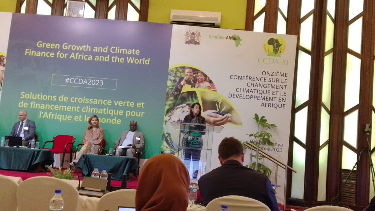EddahKipyego's tweet photo. "There is need to double electricity generation by 50% By 2030. 80% of this needs to come from clean sources. This requires a huge amount of financing".  Dr Hanan Morsy,
#CCDA
#ACS23 https://t.co/YMM0pcHu2F