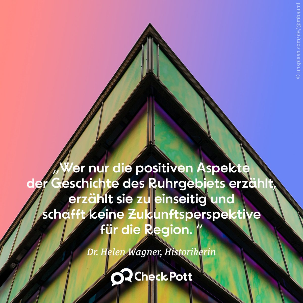 Welche Punkte wurden eurer Meinung nach noch nicht vollständig von Politik &amp; Gesellschaft aufgearbeitet? 🤔  Wir sprachen mit Dr. Helen Wagner u. a. zu Identität im Revier. Zum Interview ➡️  ow.ly/nZBK50PGJBs
#soticktdasruhrgebiet #checkpott #strukturwandel @BrostStiftung