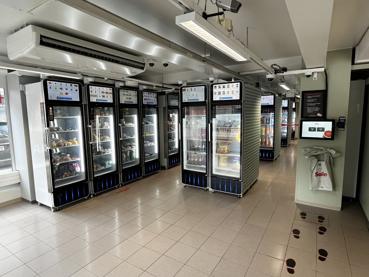 Aslak de Silva (@aslakds) on Twitter photo A new unmanned grocery store opened up for business today. Great to see <a href="/SelflyStore/">Selfly Store</a> fridges and freezers in this setup. Super fast and convenient. No extra cashier spots needed, everything is automated.
#unmanned #grocerystores #thefutureishere #rfid #vendingmachine A new unmanned grocery store opened up for business today. Great to see <a href="/SelflyStore/">Selfly Store</a> fridges and freezers in this setup. Super fast and convenient. No extra cashier spots needed, everything is automated.
#unmanned #grocerystores #thefutureishere #rfid #vendingmachine