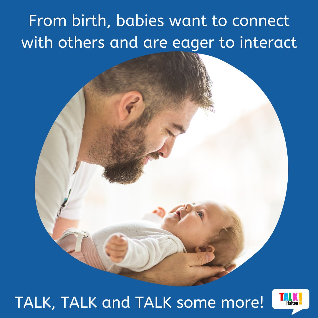 HaltonBC's tweet photo. Good interactions are vital for early speech, language and communication

#TALKHalton #speech #language #communication #earlyyears #interactions
 @Halton019 https://t.co/5utPQyOm4Q