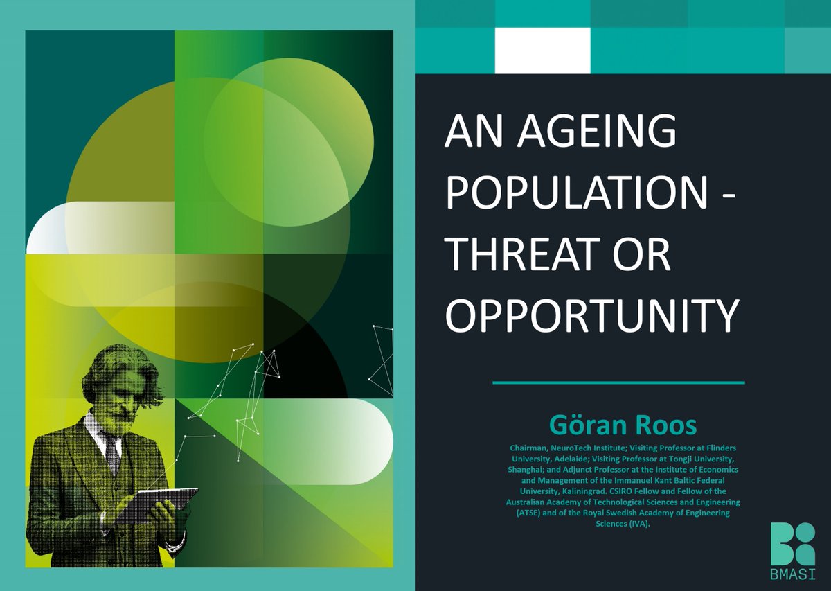 An ageing population, threat or opportunity, artículo de Göran Roos, Chairman Of The Board at The NeuroTech Institute
▶bit.ly/3Pj3zBm
