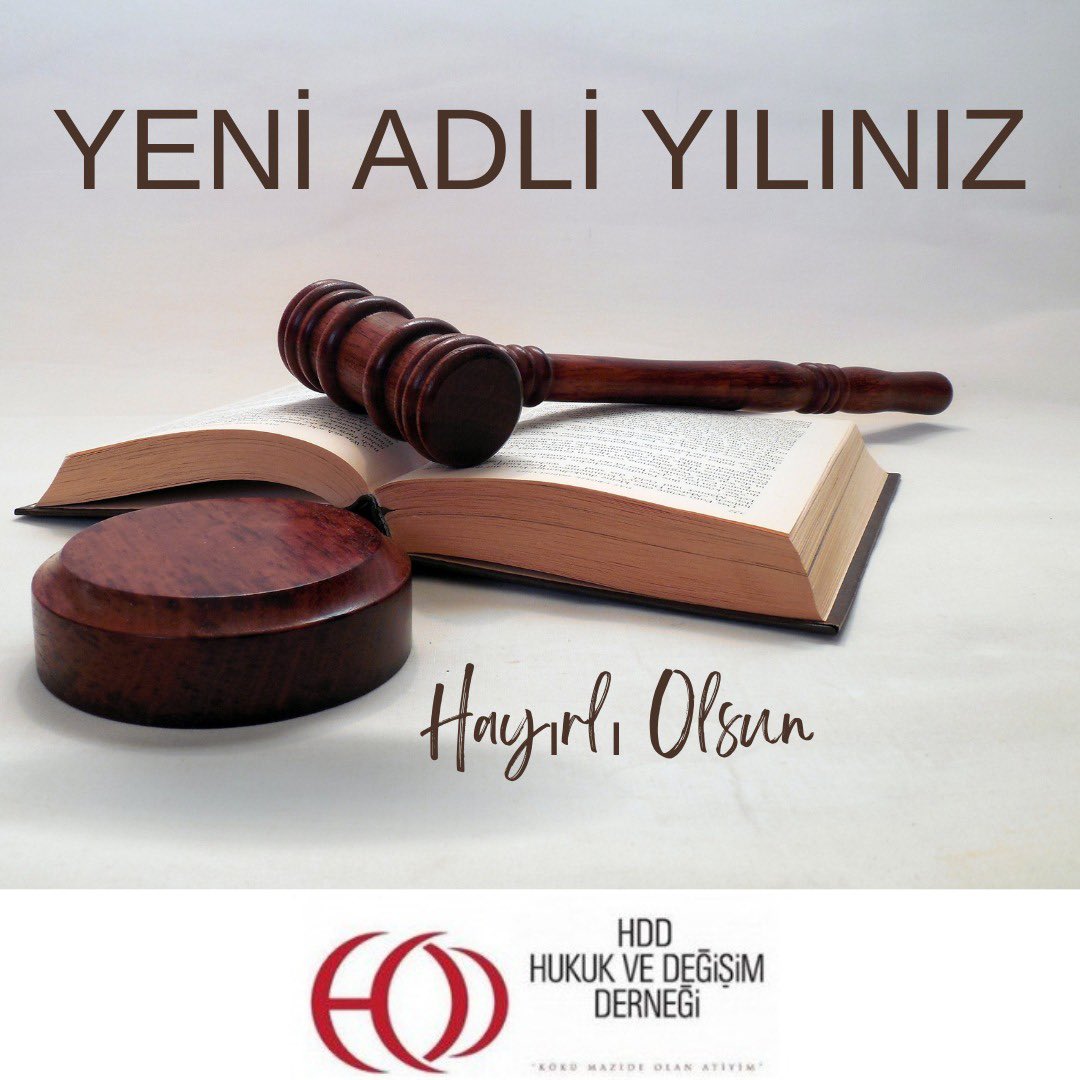 Hukuk ve Değişim Derneği olarak yeni adli yılın ülkemiz ve tüm meslektaşlarımız için hayırlı olmasını temenni ediyoruz.