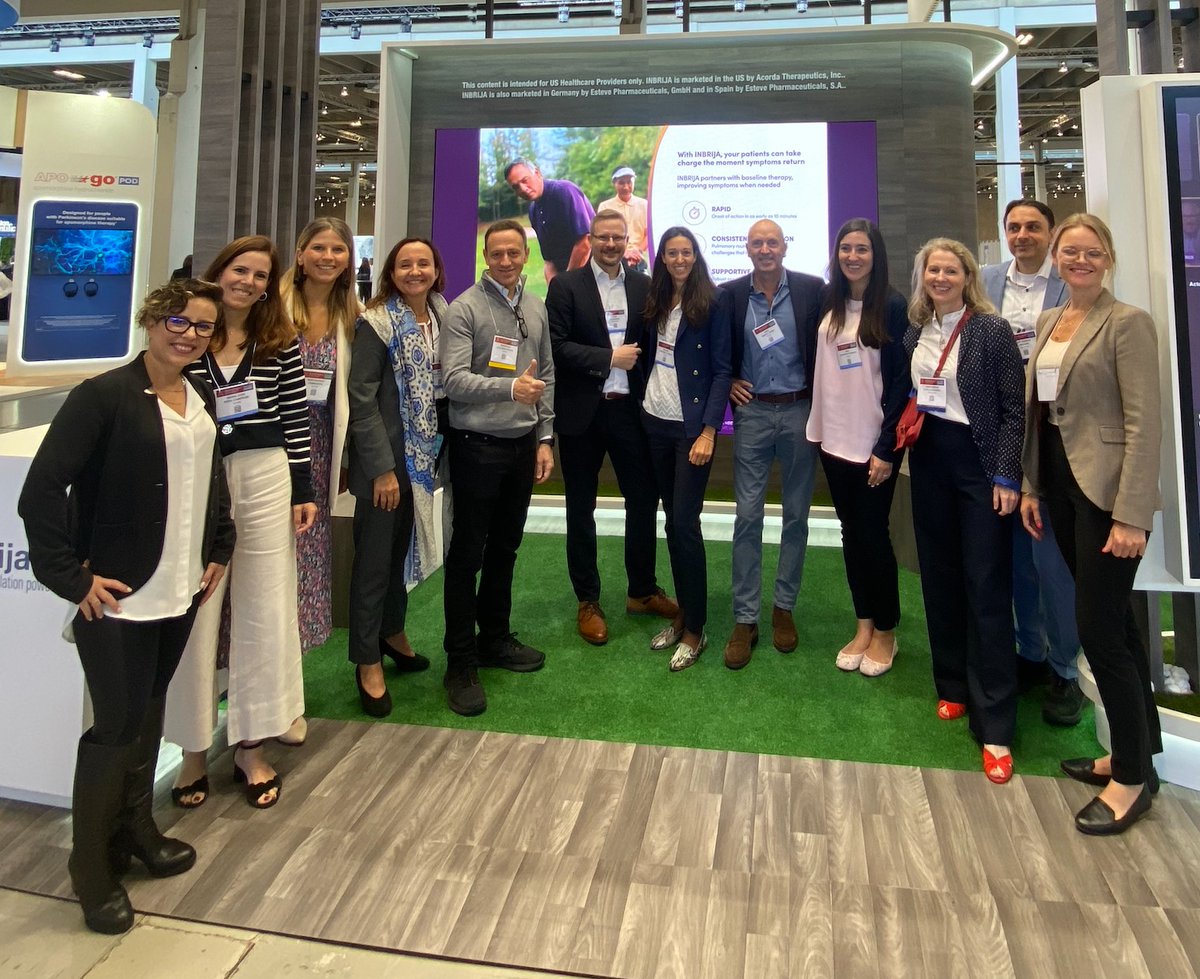 ESTEVE_ESP's tweet photo. 🔙 La semana pasada asistimos al #MDSCongress donde pudimos aprender más sobre los trastornos del movimiento y el impacto que tienen en las personas que los padecen. Para el equipo de #ESTEVE fue un placer compartir experiencias y conocimientos con los asistentes 🤝 https://t.co/121ZdLVvWo