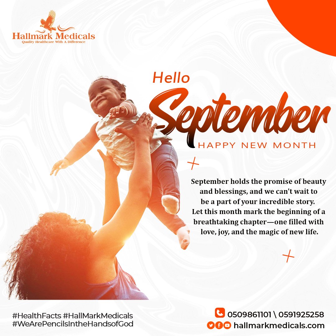 Happy New Month family.

May this month mark the beginning of a breathtaking chapter - one filled with love, joy and the magic of new life.

#HappyNewMonth
 #HallmarkMedicals 
#FertilityClinic  
#ParenthoodJourney
#wearepencilsinthehandsofGod