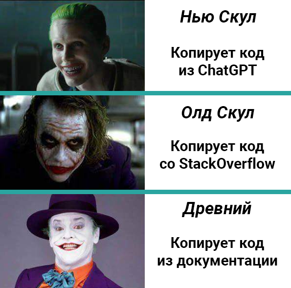 Есть только 3 типа разработчиков: