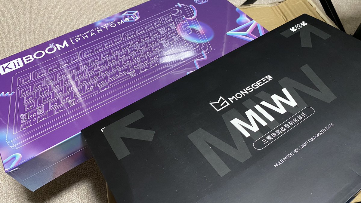 Daihuku0015's tweet image. 今週の着弾😋　⌨️💨
#kiiboom #monsgeek