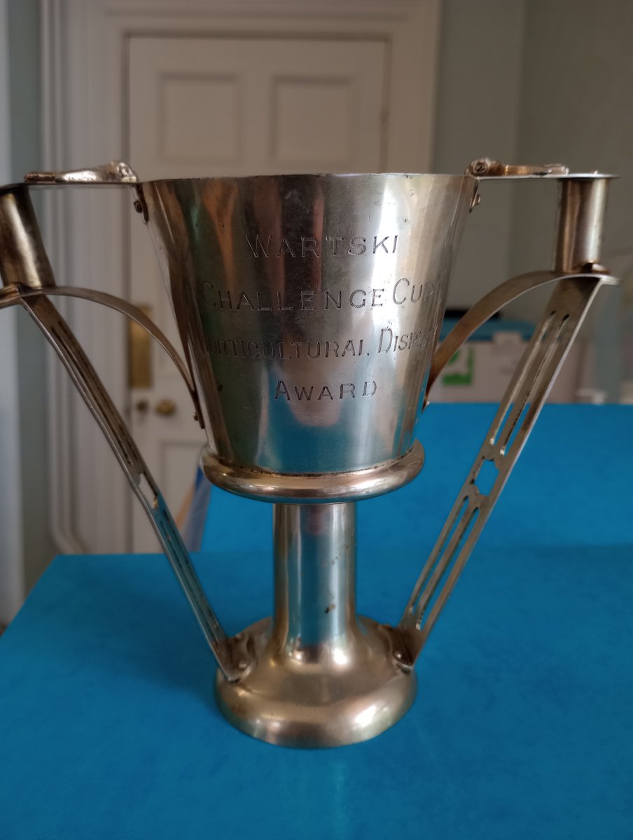 ndabrams's tweet image. Can anyone tell me more about this find that turned up recently in Llandudno: The "Wartski Challenge Cup Horticultural Display Award"?