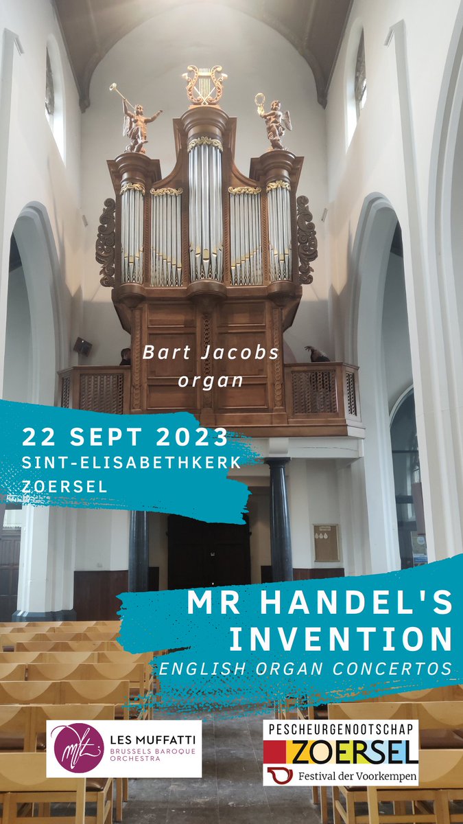 LesMuffatti's tweet photo. New programme! 
Mr Handel's Invention 

The programme will explore the legacy of Handel, who conceived organ concertos as interludes to his oratorio performances. Over 250 concertos were written by his contemporaries. 
23/08/23 - 20:00
Sint- Martinuskerk
2820 Rijmenam https://t.co/H2xRdGIFoY