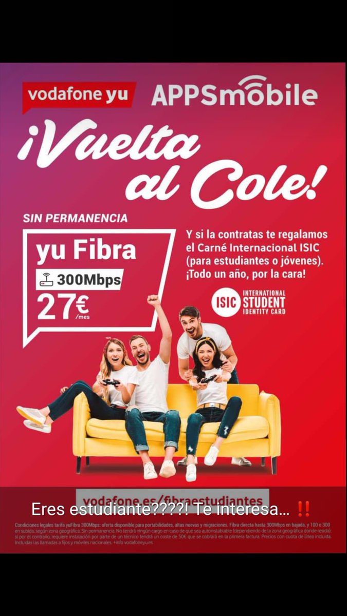 mercirg's tweet photo. La vuelta al cole con la mejor conexión, no dudes en hablarme para más información https://t.co/pUrzvhGJl6