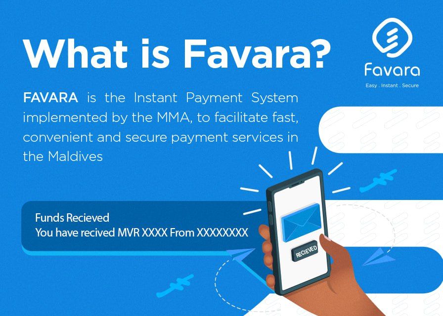 Favara_MIPS's tweet photo. Get to know FAVARA! The Maldives Instant Payment System
#favara #MaldivesInstantPaymentSystem #EasyInstantSecure https://t.co/C8iDANUriw