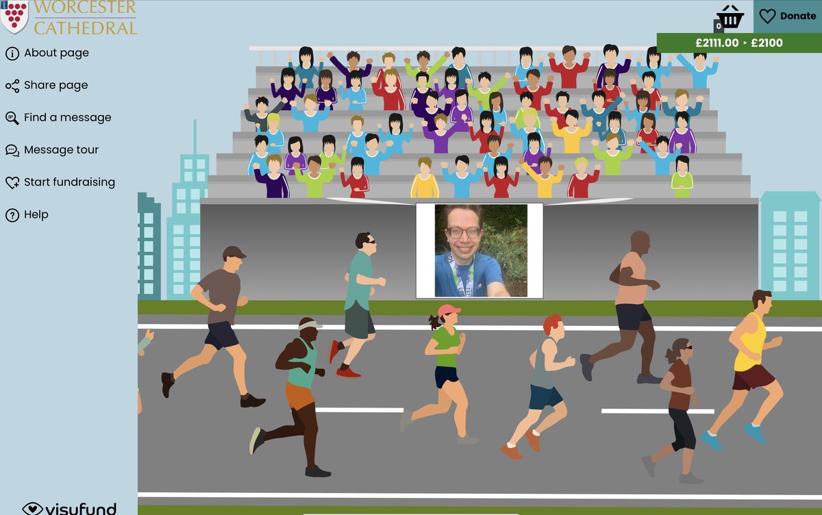 njfreestone's tweet image. The half-marathon is coming up on Sunday morning, and the fundraising target for @WorcCathedral has been reached! 

Thank you to everybody for their generosity - can we now get it to £2500 before Sunday?!

visufund.com/nick-half-mara…