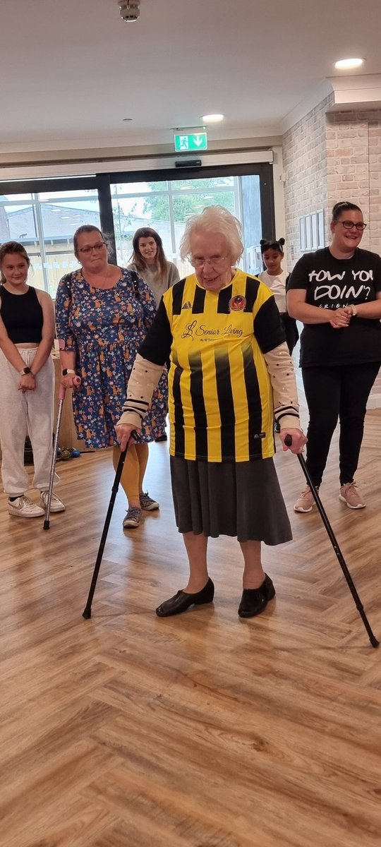 phoenixcommun9's tweet photo. @SkySportsNews @BBCNottingham @FootballAssoc @englandlioness 
Please could you give a massive shout out to Audrey and the residents at Tanglewood care home in Beeston nottingjam for sponsoring Local football team Phoenix fc in Nottingham, you're never too old for football https://t.co/26aR6bmykb