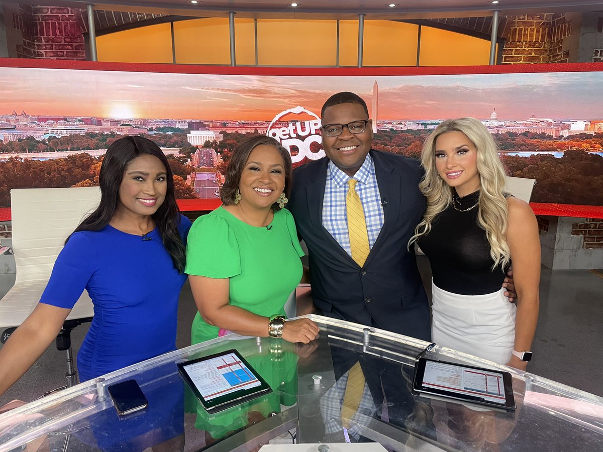 Thank you 🙏🏾. My experience on #Getupdc was amazing. See you in the afternoons. 😉 @wusa9
