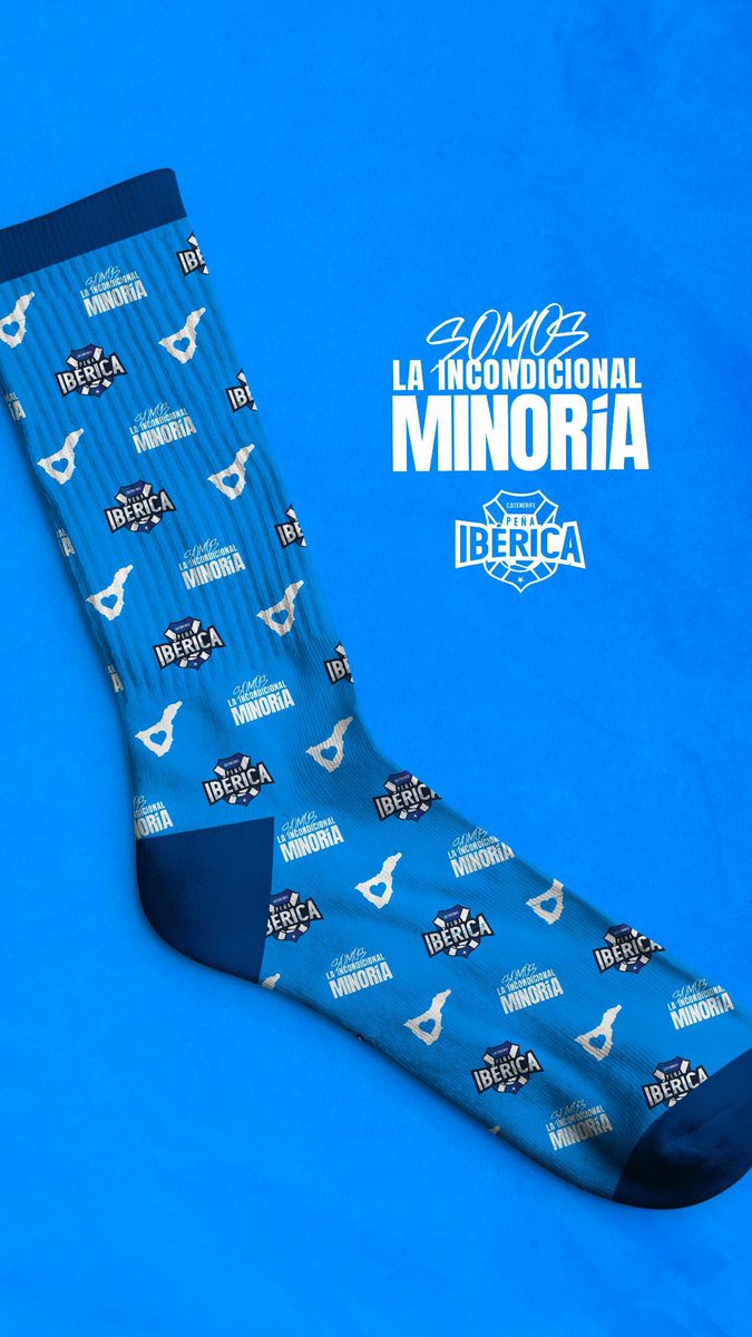 🧦 Los calcetines solidarios de la Peña Ibérica del <a href="/CDTOficial/">CD Tenerife 🏴󠁧󠁢󠁳󠁣󠁴󠁿</a> son pieza de coleccionista (y molan mucho) #FuerzaTenerife 💙