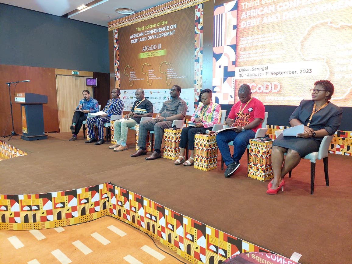 TrustAfrica's tweet photo. The 3rd and last day of the @AfCoDD started with a Panel on National Debt Movements in building a Common CSO Position for the 4Rs
@AFRODAD2011 https://t.co/JYXkQkKHIU