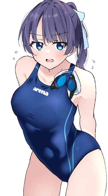 競泳水着の村野さん 