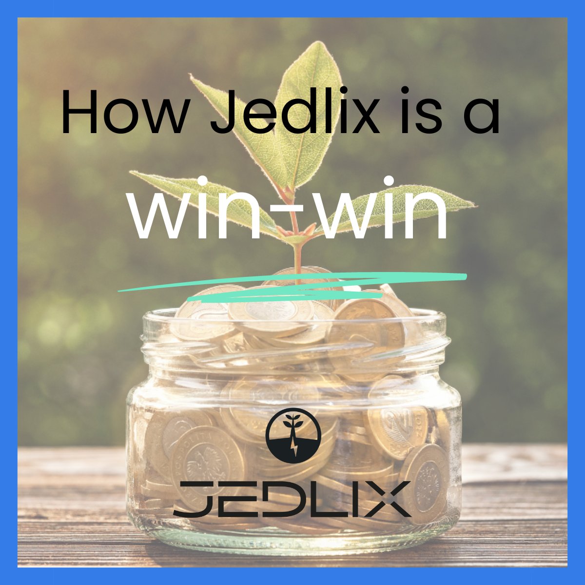 🌍 In a world of trade-offs, discover how #Jedlix is a win-win. You can save money while making our planet more sustainable. Learn everything about it on our latest blog! 💰🌱 👉 bit.ly/winwinjedlix

 #EVs #SmartCharging #GreenTech