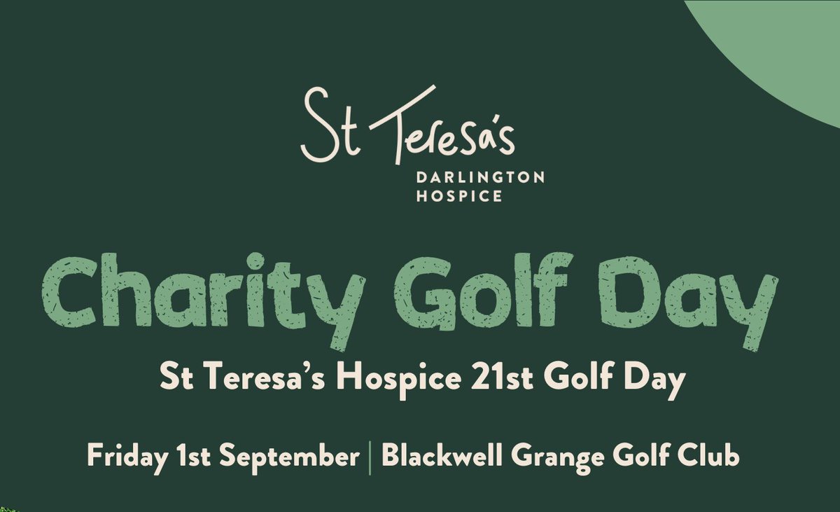 🏌️‍♂️⛳🏌️‍♀️
Today we are supporting @StTeresas  at their Charity Golf Day at @blackwellgrange Golf Club. 

Good luck to the Dale Care Team and we hope everyone enjoys the day!

#dalecare #charity #golf #golfday #supporting #community #september #events