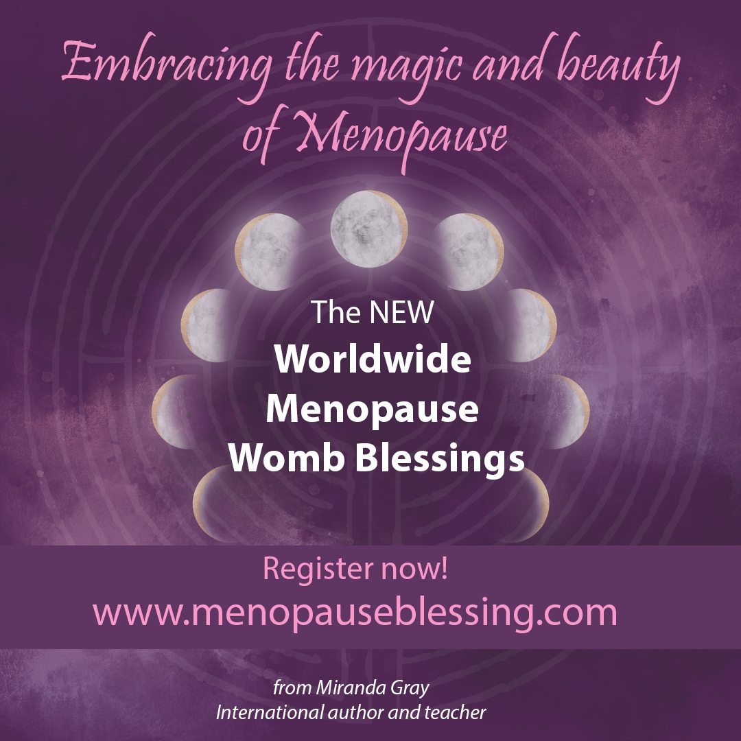 wombblessing's tweet image. With deep love and joy, I would like to invite you to join us for the FIRST-EVER Worldwide Menopause Womb Blessings on the 1st October. 
Register now for FREE at menopauseblessing.com
#menopauseblessing #wombblessing #mirandagray