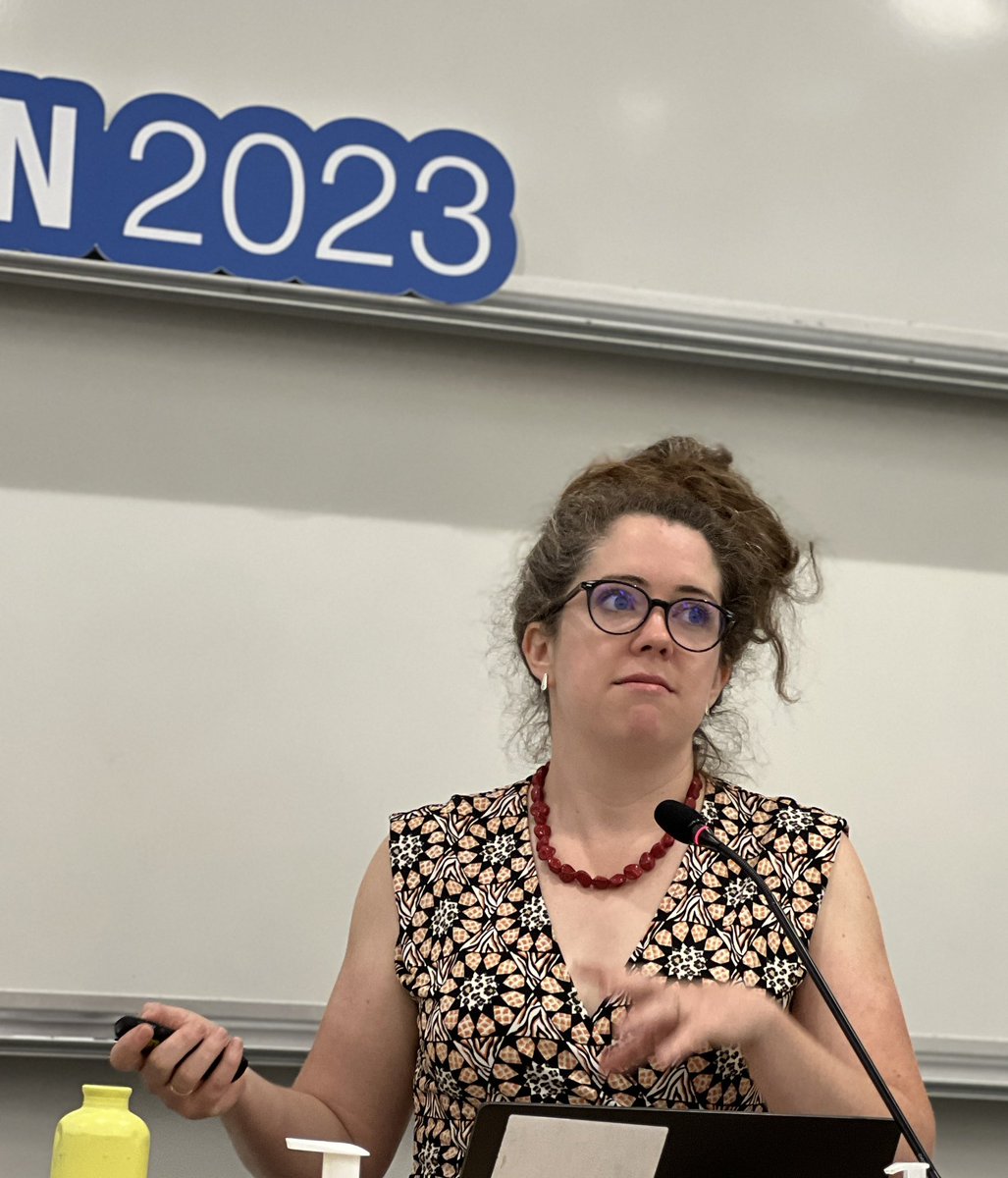What a treat?! <a href="/HannahEDaly/">Hannah Daly</a> of <a href="/UCC/">UCC Ireland</a> presented her keynote address on “Keeping the transport sector within its carbon budget” on Day 2 of #ITRN2023.  Plenty of audience engagement afterwards.