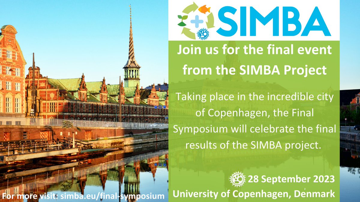 📣The #SIMBA Final Symposium will take place on the 28th of September 🦠🔬🌱🌍🧑‍🤝‍🧑 Registration for in-person attendance will close this Friday, 8th of September! Registration for online attendance will remain open. Sign up here today: simbaproject.eu/final-symposiu…