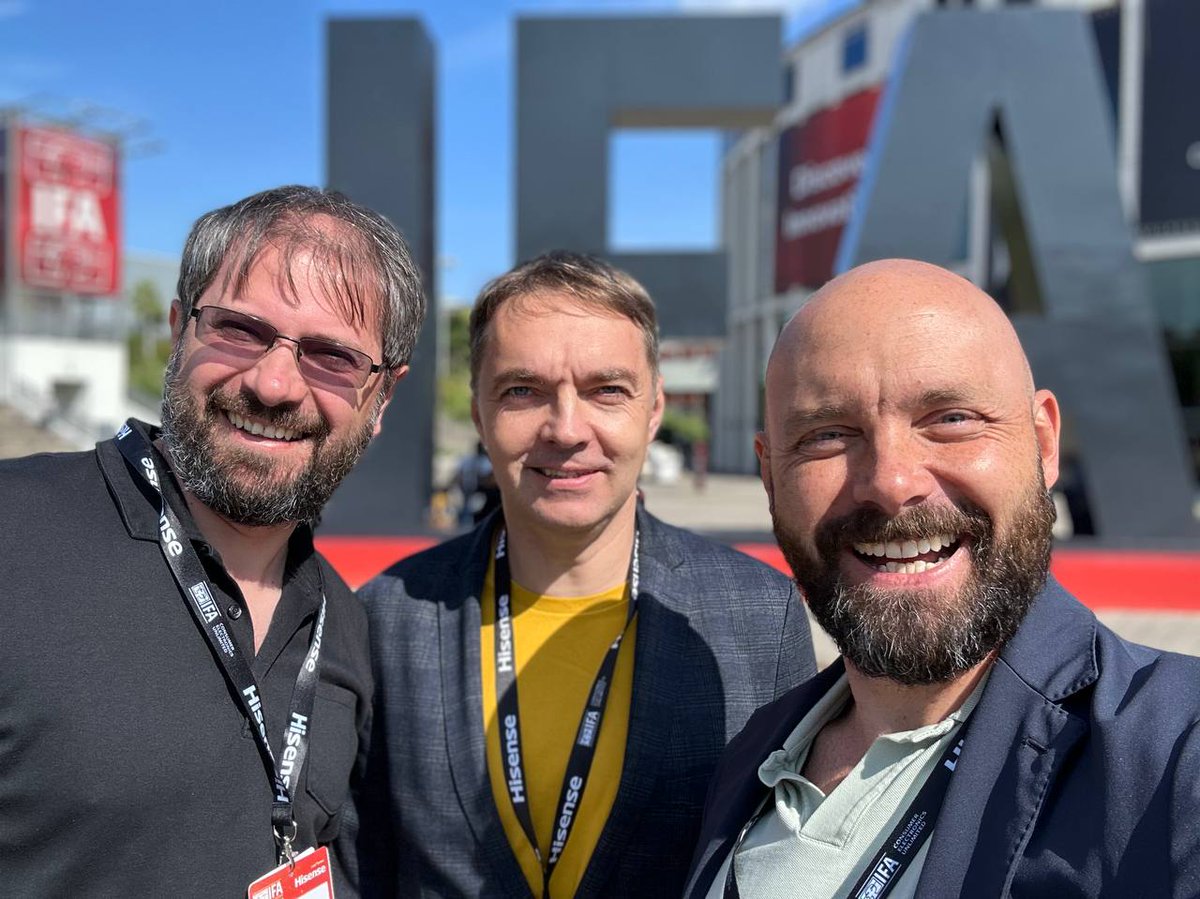 sdhitglobal's tweet photo. Keep an eye on our updates: @PYablonskiy, @VicBukhantsov and @VasiliyKuchma are at the heart of @IFA_Berlin! They are exploring this year's IFA event โ the ultimate playground for cutting-edge innovation and groundbreaking technology.
#sdhteam #IFA2023 #technology #iot #berlin https://t.co/w62gnYD9Uf