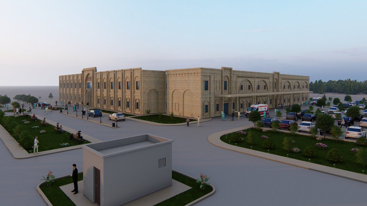 Mardin’deyiz. Programımıza yapımı devam eden Kızıltepe Devlet Hastanesi ek binasında incelemelerle başladık. Hastaneye 110 yatak kazandıracak olan ek binanın kapalı alanı yaklaşık 17.000 metrekare. Binada 4 poliklinik, 5 ameliyathane masası bulunacak. Bitiş tarihi, yıl sonu.