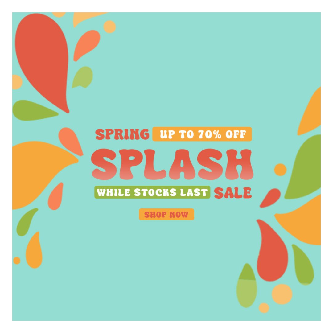 lootcoza's tweet photo. **ππ Spring into action with our Spring Splash SALE and enjoy discounts of up to 70% π―π₯ Don't miss the chance to make a splash while saving big π€π #ShopOnlineTODAY https://t.co/Q8kOsItwri #SpringSplashSale #DontMissOut #WhileStocksLast https://t.co/lqx13IJDBP