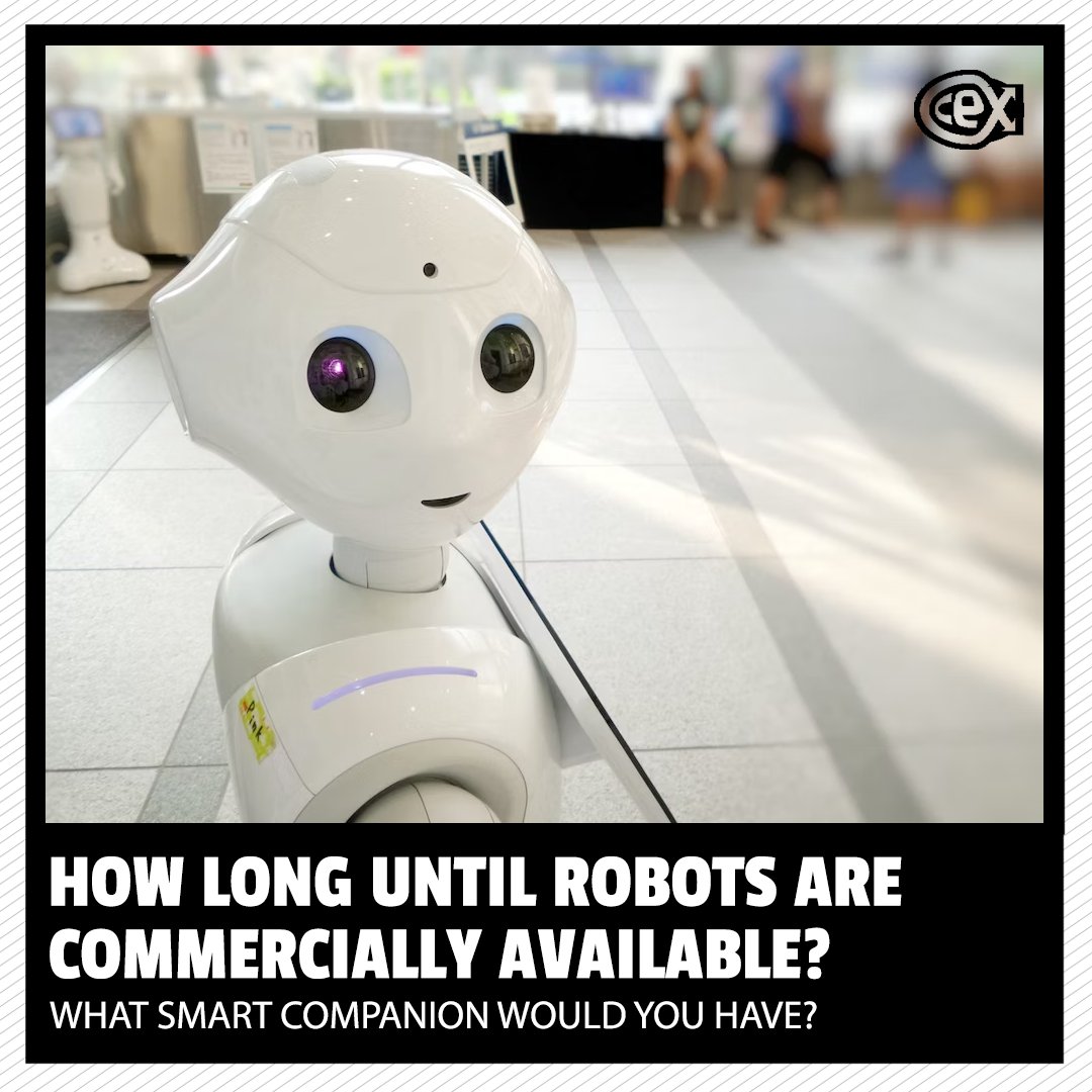 Who wouldn't want a robot companion following them around, playing music, planning your day, being robotic 🤖

Grab yourself a stationary smart assistant today at a store near you or at webuy.com

#CeX #SmartSpeaker #SmartTech #SmartAssistant