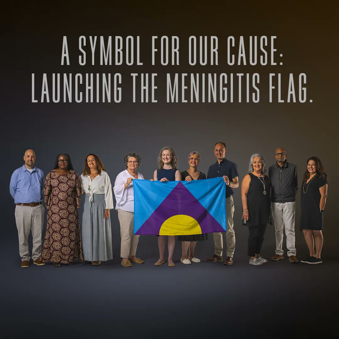 The Meningitis Flag: launching a unique symbol for the global movement to defeat meningitis. 

So proud of the role @CoMOmeningitis community played in its creation 🙌

Read all about it: bit.ly/3PgKfEX  

#MeningitisFlag #DefeatMeningitis