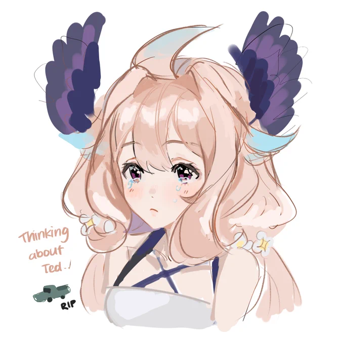 ennaur doodle i did while watching the zomboid stream #Palouette 