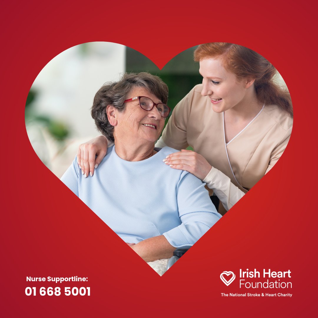 September is #HeartMonth and we're proud to say our patients are at the core of what we do. If you’re living with or caring for someone with #heartdisease or #stroke & you would like a chat to someone about your condition, please do get in touch. See: irishheart.ie/support-for-yo…