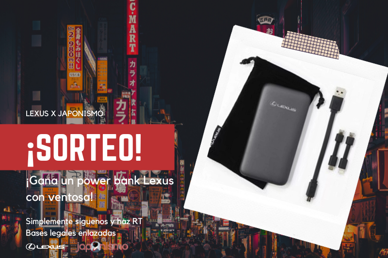 🔊 Y vamos con otro SORTEO #LexusbyJaponismo! 🔊

🪄 Para este mes de septiembre, sorteamos un power bank de <a href="/LexusSpain/">Lexus España</a>. Síguenos, haz RT de este tuit y... ¡mucha suerte!

 🗒️ Bases legales: tinyurl.com/2p9fmzfk