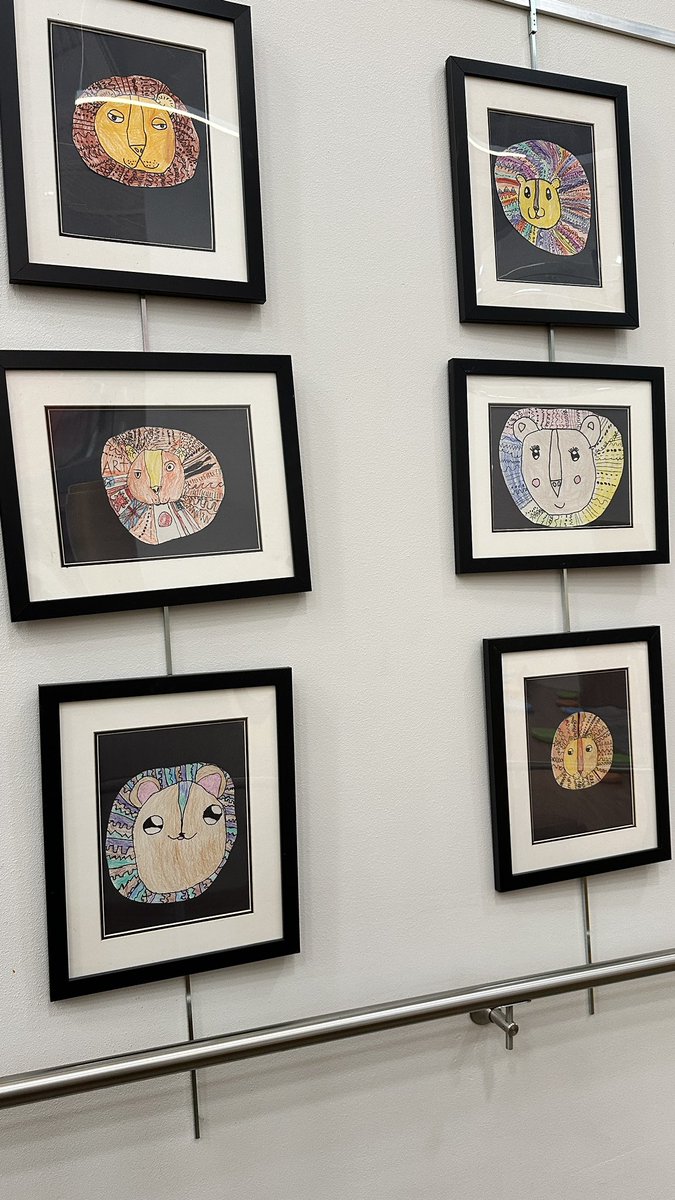 I’d be “lion” if I said I didn’t just love these pieces of art on display #rjlyear10 #rj10ve
