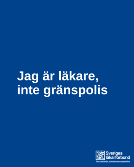 #jagärläkareINTEgränspolis
Sprid gärna!