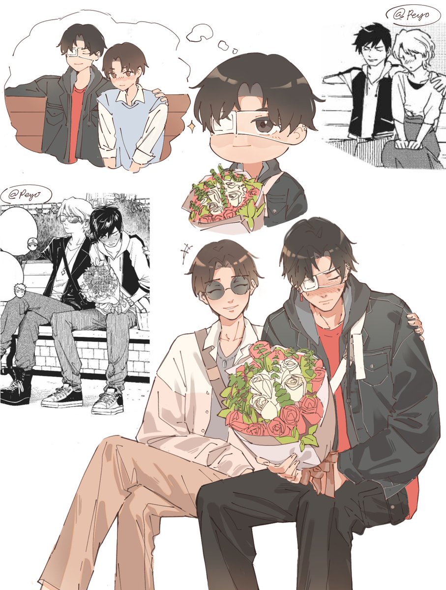 These iconic manga panels as them  #tgcf