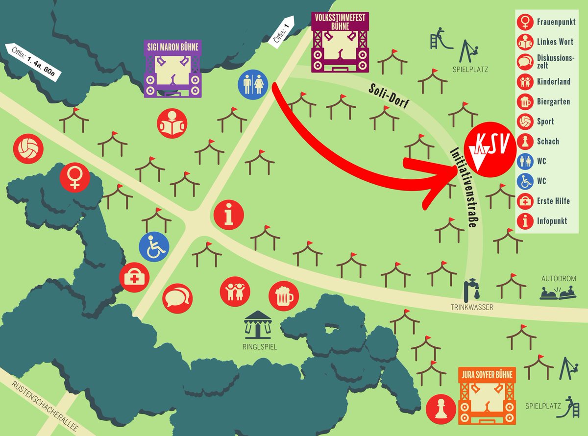 Besuch den KSV am Volksstimmefest! 

Auch dieses Jahr sind wir wieder am Volksstimmefest vertreten. Schau vorbei und hol dir unsere Pickerl oder ein kaltes Getränk. 
Wir freue uns auf dich!

🗓 02.+03.9. (Wir haben auch die ganze Nacht geöffnet!)

📍Jesuitenwiese im Wiener Prater