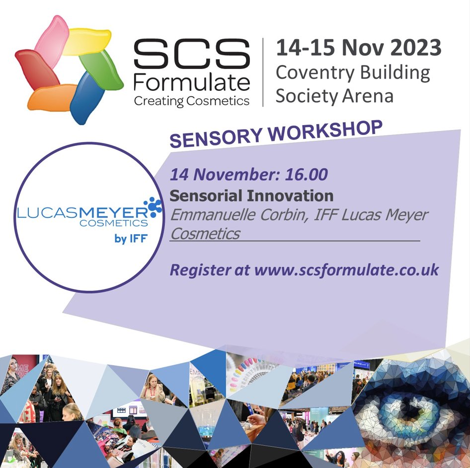 It's nearly that time of year again, SCS Formulate is just around the corner and we have an exciting sensory workshop for you.

Register your interest to discover the next generation of innovative textures!

See you there!