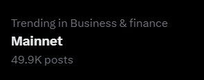 FLOKI's tweet photo. #Mainnet is trending after #Certik has finished auditing the #FlokiFi Locker upgrade contracts and have approved it to go live. 🤔

Is X trying to tell #Floki something? 😂 https://t.co/huC1SEEzbe