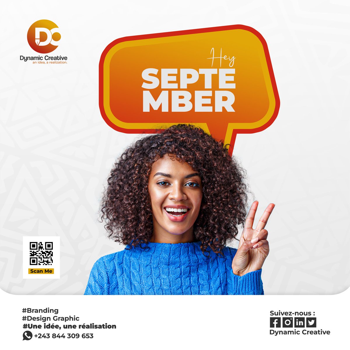 DynamicCreativ8's tweet photo. #Hey_September
La réussite est parfois le résultat de toute une série d'échecs.
Excellent mois de Septembre à tous et à toutes ✨💫✌🏽

@DynamicCreativ8 ✒️💡
#in_idea_a_realization
#New_mounth
#Design_graphic https://t.co/KC7OqHLSje