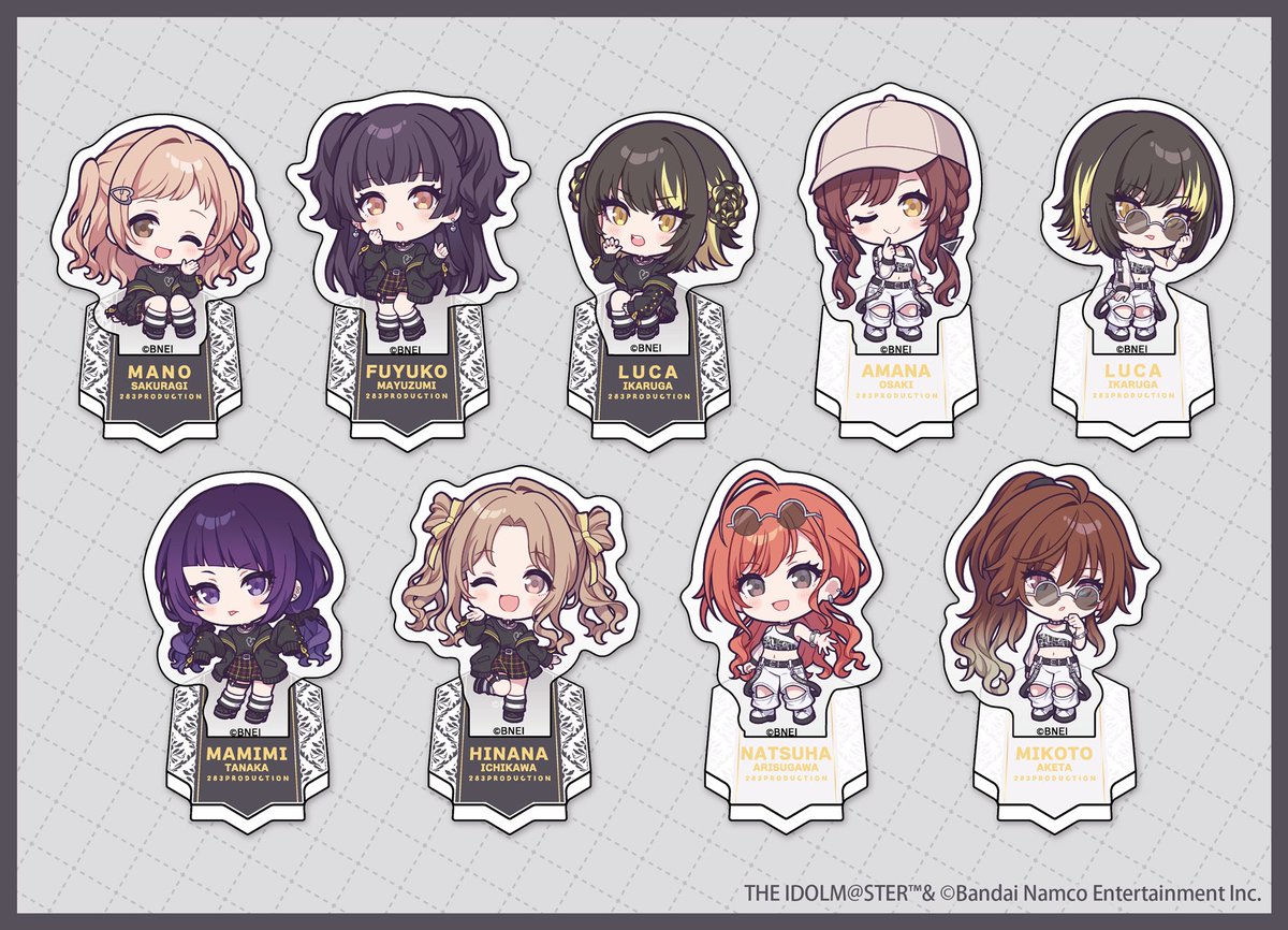 ˗ˋˏ おしらせ ˎˊ˗
9/15より開催の「 斑鳩ルカ × SHIBUYA109 POP UP SHOP 」にてミニキャライラストを描かせていただきました!グッズや購入特典になっております、どうぞよろしくお願いします💛🖤
https://t.co/Z8nQQss9k2
#シャニマス #idolmaster