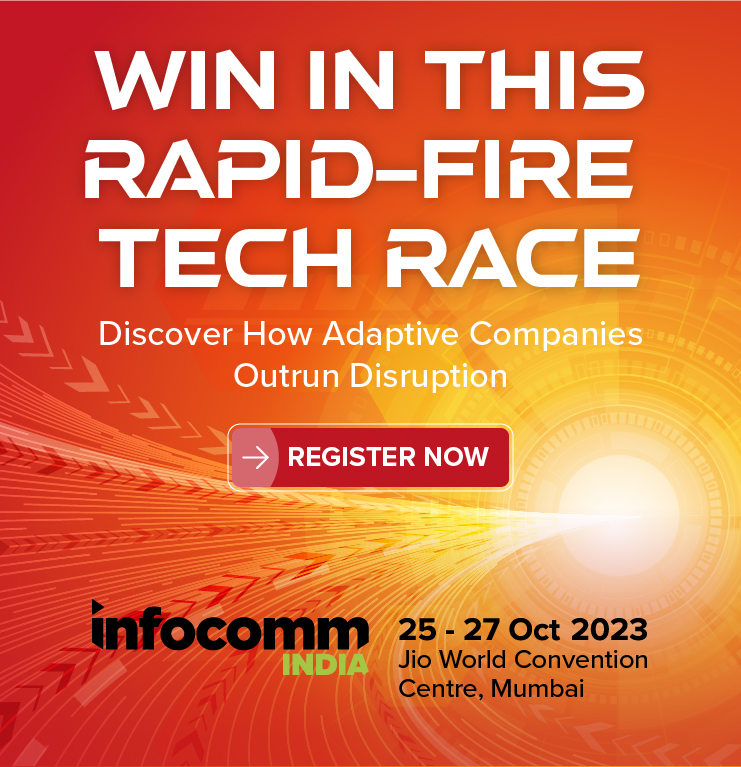 _TravTalk_'s tweet image. Get ready to dive into the future of proAV technology at #InfoCommIndia 2023! 

 Register Now: events.tecogis.com/infocomm2023/r…

#InfoCommIndia2023 #ProAVTech #AudioVisualSolutions #TechnologyExpo #AVInnovation #TechEvent #AudioVisualTechnology
