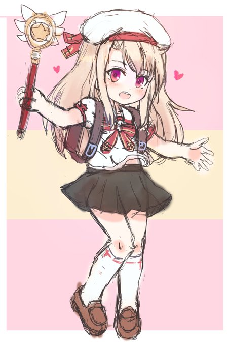 今夜もMisskeyわんどろのお絵かきをはりはり…。
今回はプリズマ☆イリヤよりイリヤちゃんです!
実は全く見たことがない作品なのですが、イリヤちゃんには心惹かれるものがあります…カワイイ(*'ω`*)✨ 