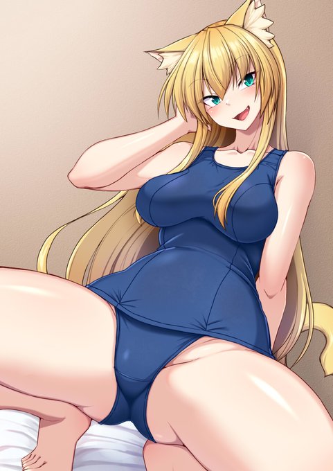 暑さを紛らわせるためにスク水を着て過ごしてくれるお姉さん好き❤️ 